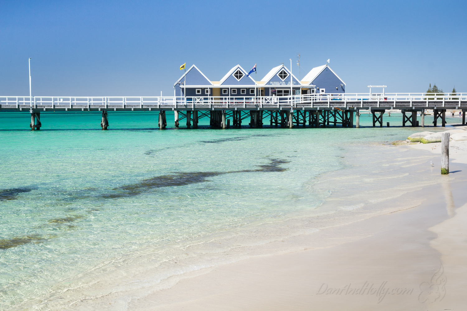 Night and Day at Busselton Jetty - danandholly.com