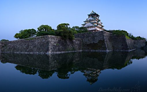 Reflection of Osaka Castle