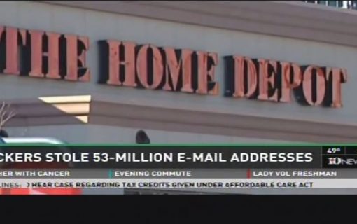 53 Million Email Addresses Stolen from Home Depot
