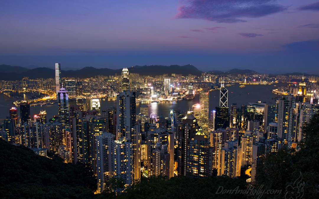 Hong Kong’s Victoria Peak – The picture I broke my foot for