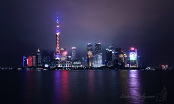 Shanghai Skyline at Night