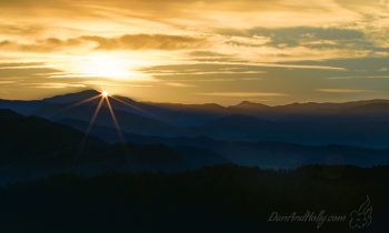Sunrise over the Smokies