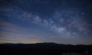 Milky Way over Gregory Bald