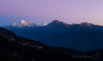Mount Jomolhari at Sunrise