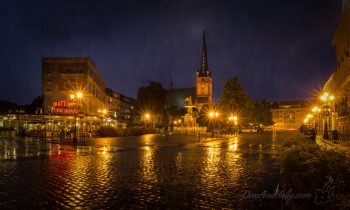 Szczecin in the Rain