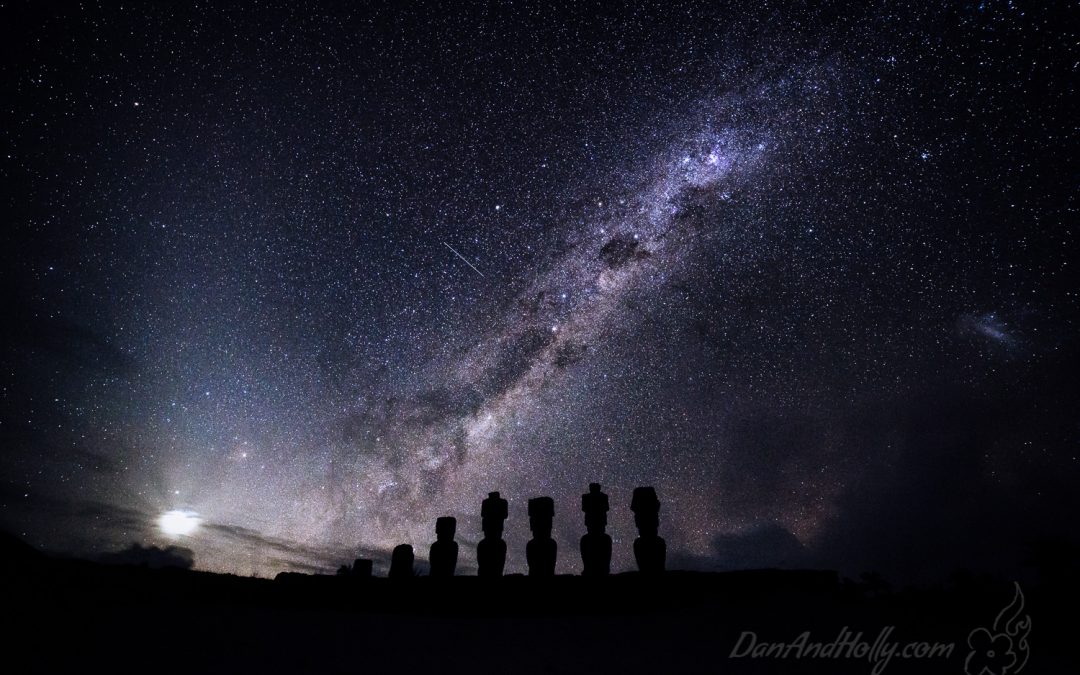 The Milky Way over Moai – Remastered