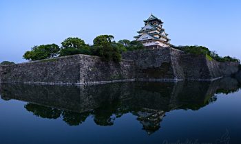 Reflection of Osaka Castle