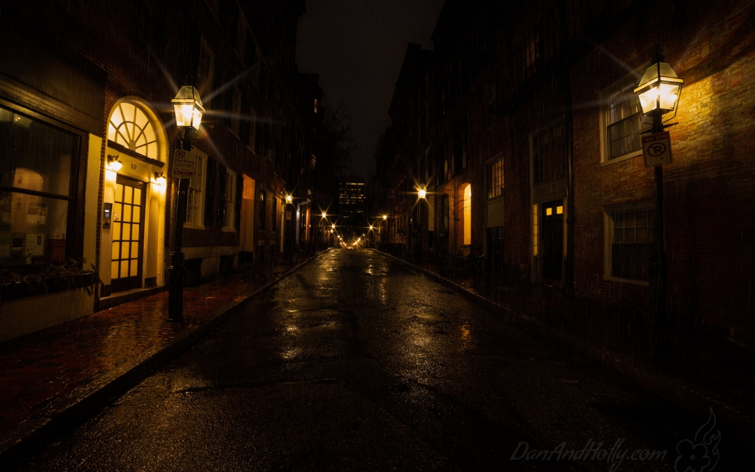 A Rainy Night on Beacon Hill