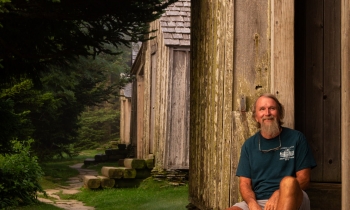 Tim Line at the Mount LeConte Lodge