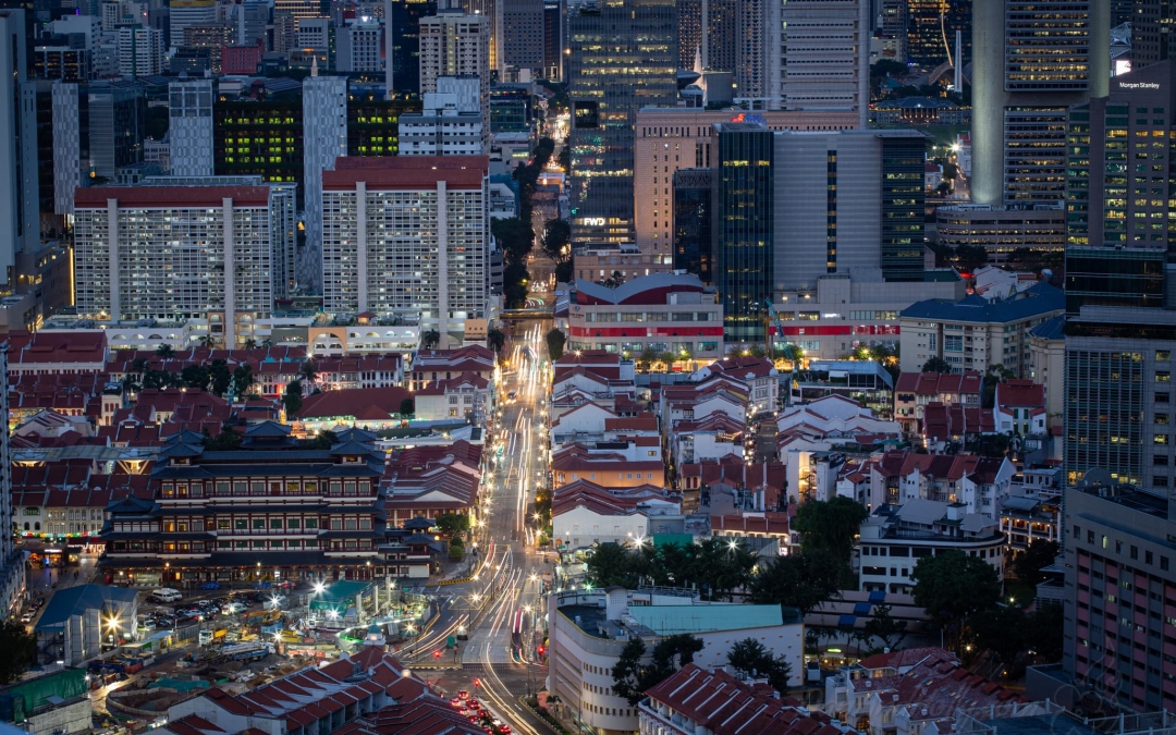 Singapore from 50 Stories Up