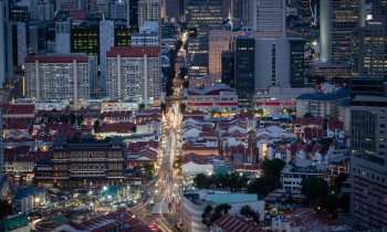 Singapore from 50 Stories Up