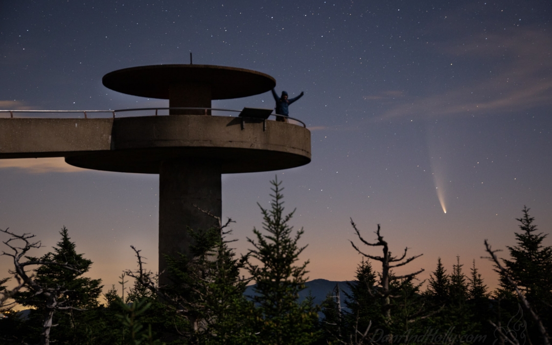 Neowise Comet Above the Smoky Mountains