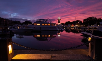 Sunset at the Hilton Head Lighthouse