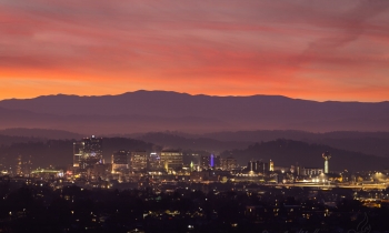 Sunrise over Knoxville