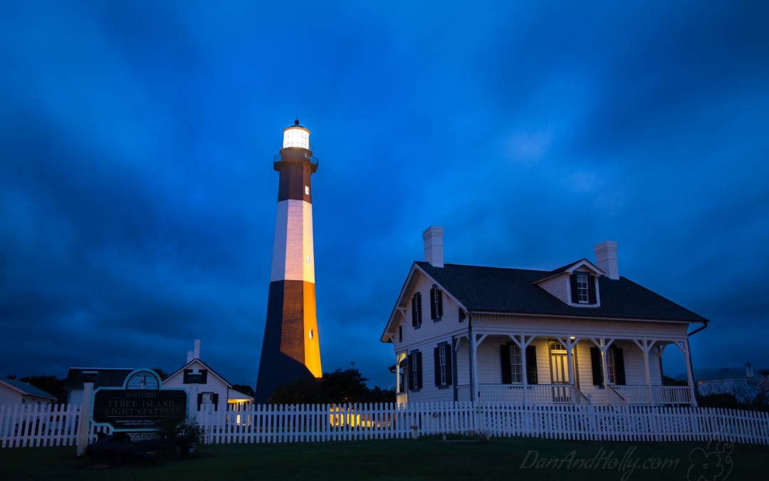 The Tybee Island Lighthouse at Dawn