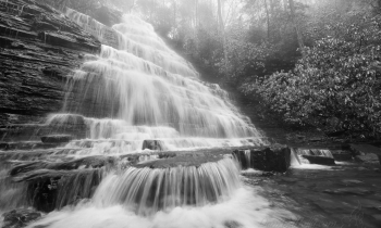 Foggy Morning at Benton Falls