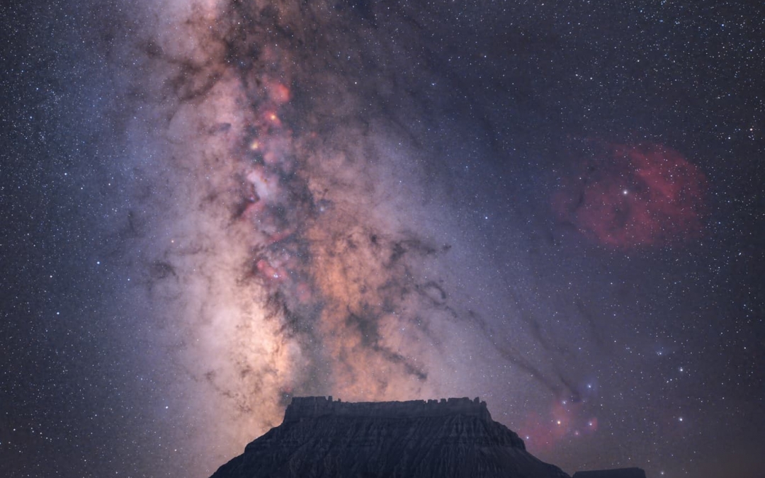 Factory Butte Under the Milky Way