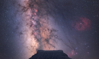 Factory Butte Under the Milky Way