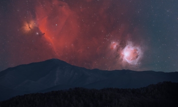 Orion Rising Over LeConte