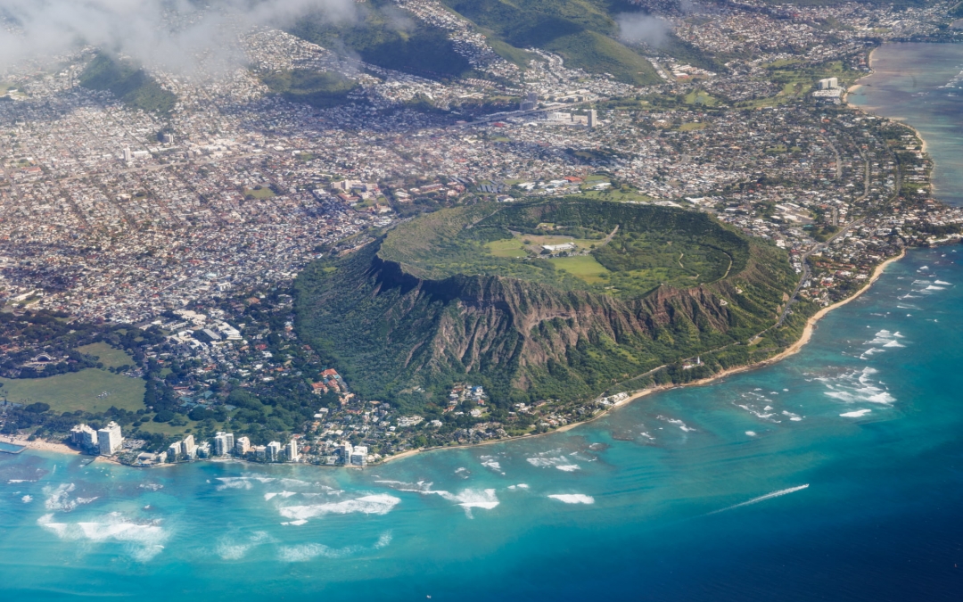 Above Diamond Head Mountain