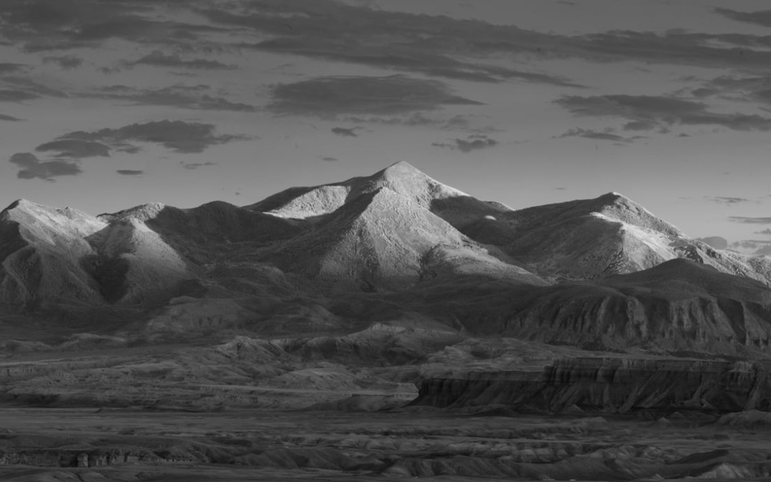 Last Light on the Henry Mountains