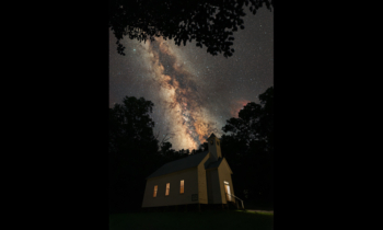 Cades Cove Missionary Baptist Church Under the Stars