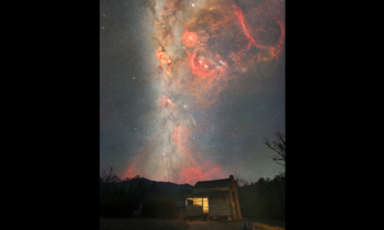 The Lawson House Under the Winter Milky Way