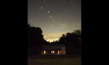 The Big Dipper Sets Behind the Cable House