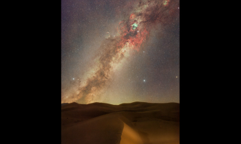 Cygnus Setting Among the Dunes