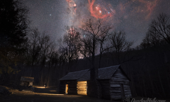 Under the Stars at the Bales Cabin